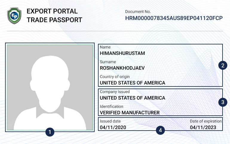 Export Portal Trade Passport