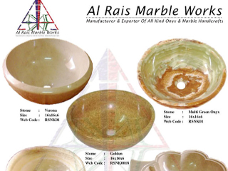 Onyx and marble handicrafts