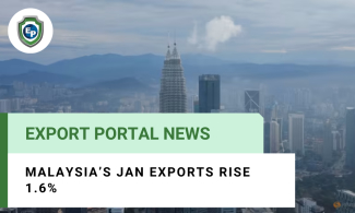 Malaysia’s Jan Exports Rise 1.6%