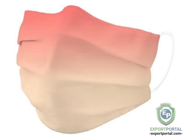 3 Ply Type I Medical Disposable Mask (Orange Gradient)