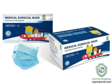 3 Ply Type IIR Medical Surgical Mask for Kids