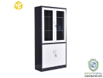 Metal File Cabinet Steel Cupboard Glass Door Steel Cabinet
