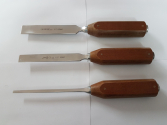 Osteotome with Fiber Handle Straight Orthopedic Instrument