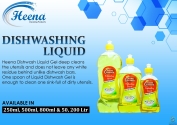 Heena Disinfectant Dishwash Liquid 800 ML
