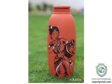 Terracotta Water Bottles - Panghat pe Radhika