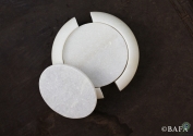 Marble Coasters with Stand- Noor Bagh