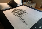 King Size Double Bedsheet with 2 Pillow Covers - Lord of the rings