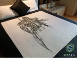 King Size Double Bedsheet with 2 Pillow Covers - Lord of the rings