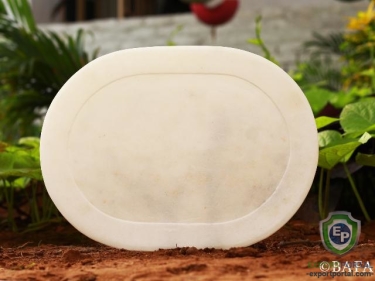 Large paper mache Lamp Long Square - madagascar tropical