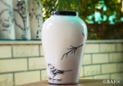 Blue Pottery Handiya Vase for Home Decor - Together ever after