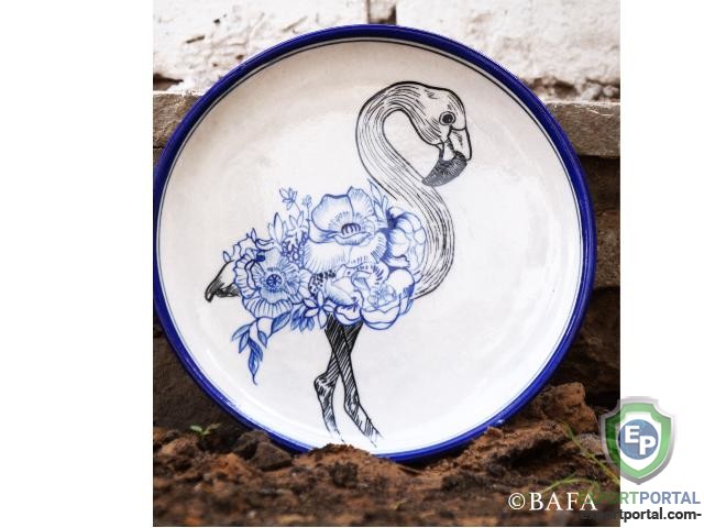 Blue Pottery Plates for Home Decor - The World Behind My Back