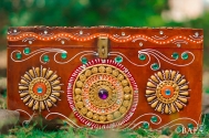 Paper Mache Jewellery Box for Utility and Decor - Pitara