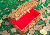 Paper Mache Jewellery Box for Utility and Decor - Pitara