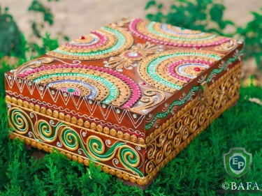 Paper Mache Jewellery Box for Utility and Decor - Divy