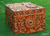 Paper Mache Jewellery Box for Utility and Decor - Khazana