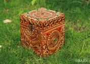 Paper Mache Jewellery Box for Utility and Decor - Noor