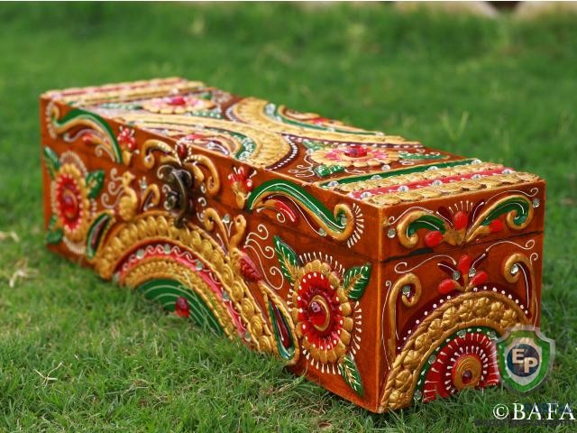 Paper Mache Jewellery Box for Utility and Decor - Nirvana