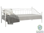 AUDREY Metal Bed Sandy White 210x99x91cm
