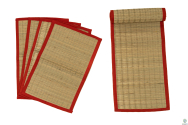 Handprocess Natural River Grass Table Mat set