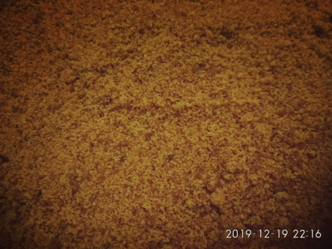 Raw cane sugar Brown