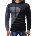 POLYESTER COTTON HOODED SWEATSHIRT