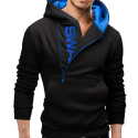 POLYESTER COTTON HOODED SWEATSHIRT