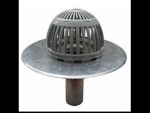 Spun Aluminum New Construction Roof Drain