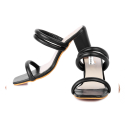 Women Black heel sandal
