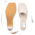 Women Peach Sandal with heel