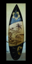 WOODEN CARFING SURFBOARD