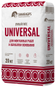 Universal great quality gypsum powder is used as plaster or finish