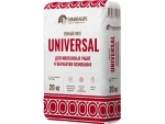 Universal great quality gypsum powder is used as plaster or finish