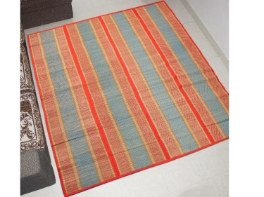 Natural Madurkathi Sleeping Mat for Floor, 6 X 7 Feet
