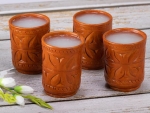 Terracotta Thandai Glass 160ml/ Lassi Glass Manufacturer