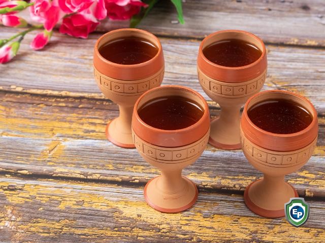 Mitti se bana Thandai Glass / Juice Glass 160ml set of 4