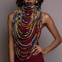 Ahoufe Kente necklace and choker