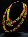 Ahoufe Kente necklace and choker