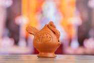 Terracotta Peacock Oil-Diya Manufacturer Exporter