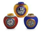 Vibepainted Earthen Pot Manufacturer Exporter