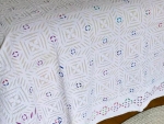 Vintage Applique kantha Throw Bed cover