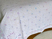 Vintage Applique kantha Throw Bed cover