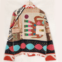 Vintage Cut Work Applique Kantha Hand Stitching Coat Patchwork Jackets