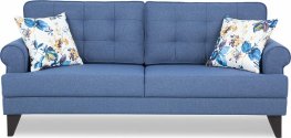Persaud velvet Kitts Classic Chesterfield Sofa