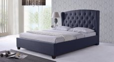 HomeTown Willy Engineered Wood Fabric Upholstered King Size Bed