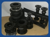 Rubber expansion bellows