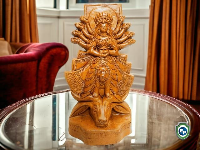 Handcrafted Terracotta Durga Status exporter for Home Decoration