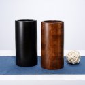 Villacera Handmade Mango Wood Decorative Barrel Vase