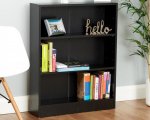Black Storage Bookcase