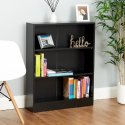Black Storage Bookcase
