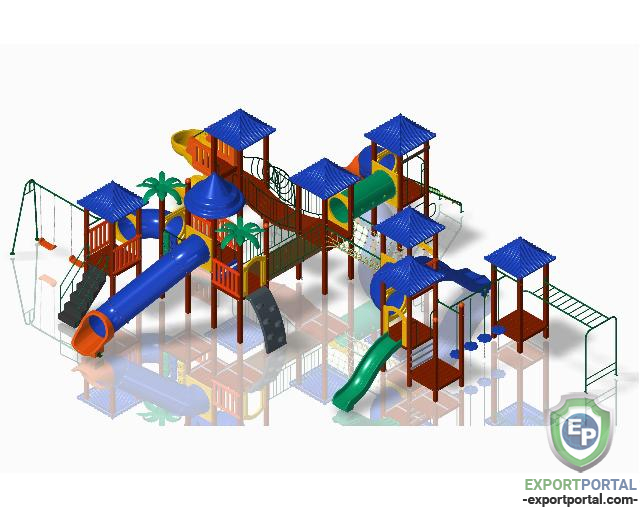 Plastic Wood Ecological Playground - KMP 1101